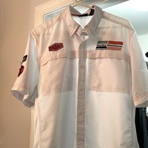 Harley Davidson button down shirt